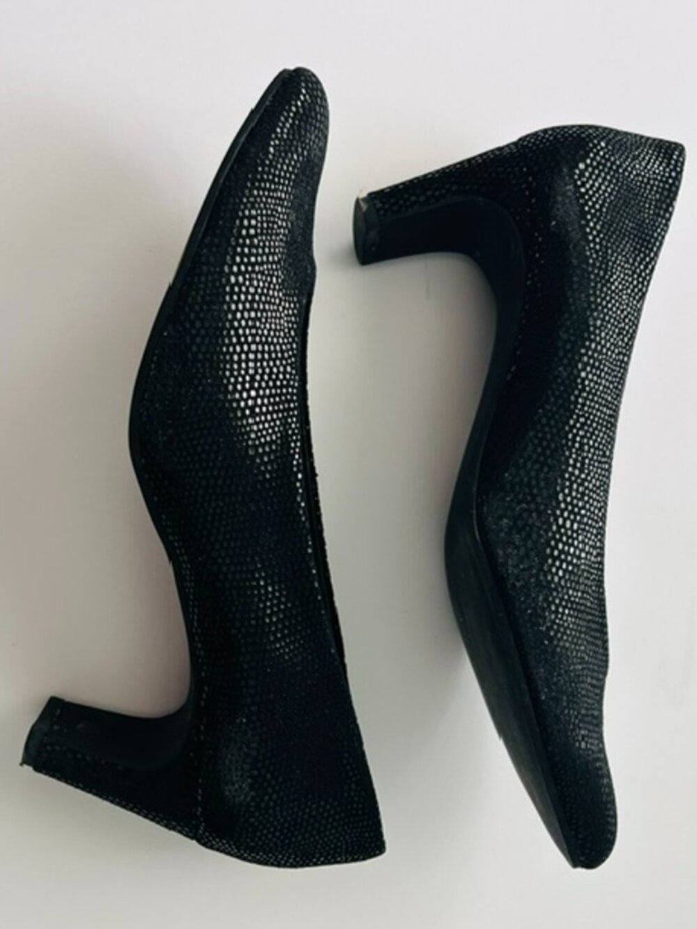 Vaneli Women's Dune Black Suede Heeled Shoes, Size 8M